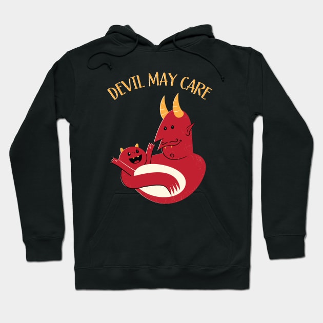 Devil May Care Hoodie by MustardSoda